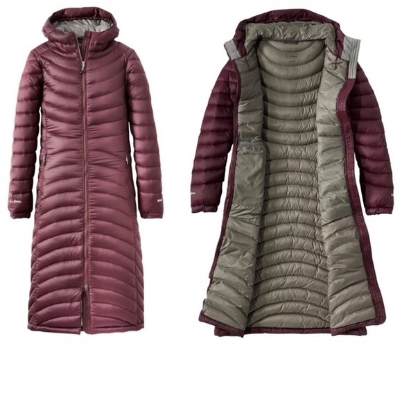 L.L. Bean Ultralight 850 Down Coat Long - Picture 2 of 16